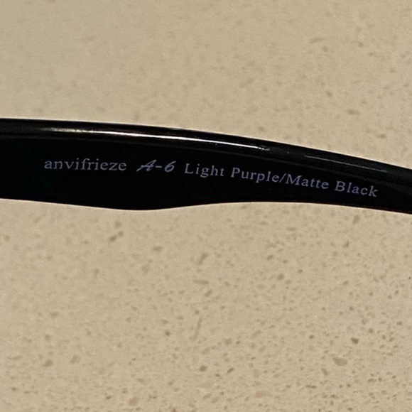 Anvifrieze purple frames A-6 light purple, Matt black. Made in USA 53-20-140 main image 5